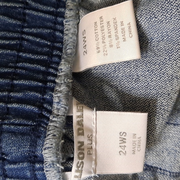NWT ALLISON DALEY PLUS DENIM JEANS SZ 24WS - Picture 11 of 14